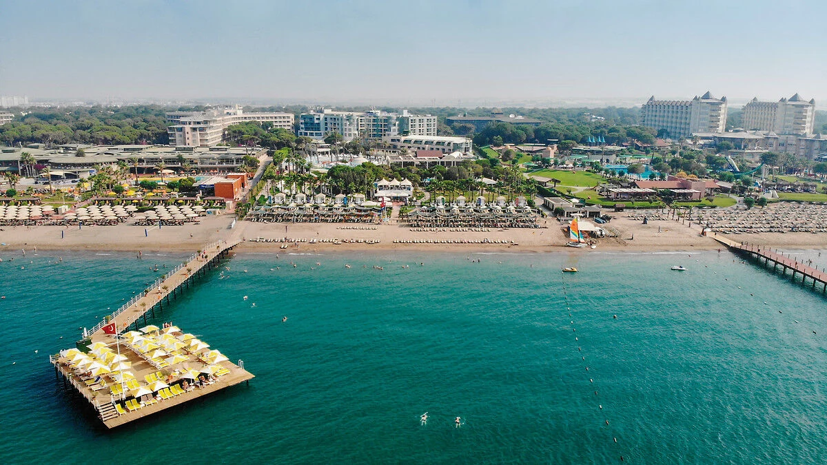 Limak Atlantis Deluxe Resort & Hotel 1 limak atlantis belek 01 strand anlage luftaufnahme
